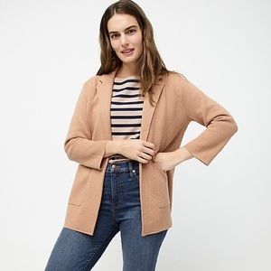 J.Crew Open Front Sweater Blazer, Medium